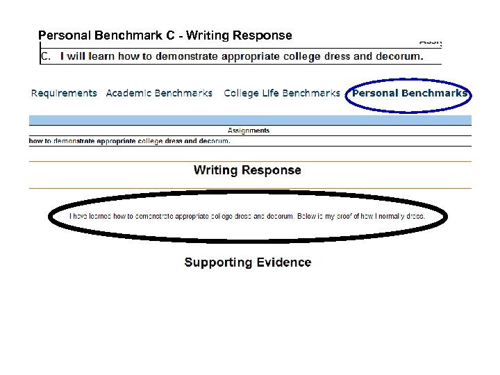 Personal Benchmark C - Writing Response 