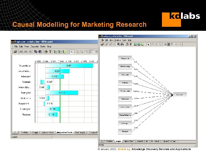 Causal Modelling for Marketing Research © January 2003, kd labs ag, Knowledge Discovery Services