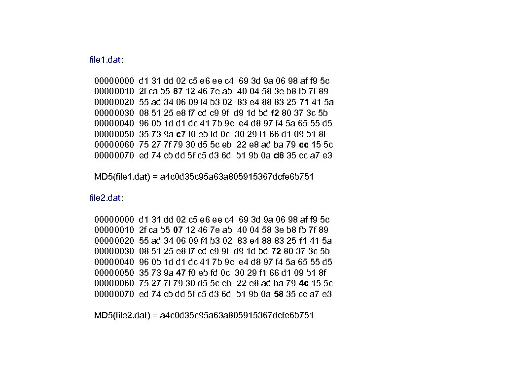 file 1. dat: 00000010 00000020 00000030 00000040 00000050 00000060 00000070 d 1 31 dd