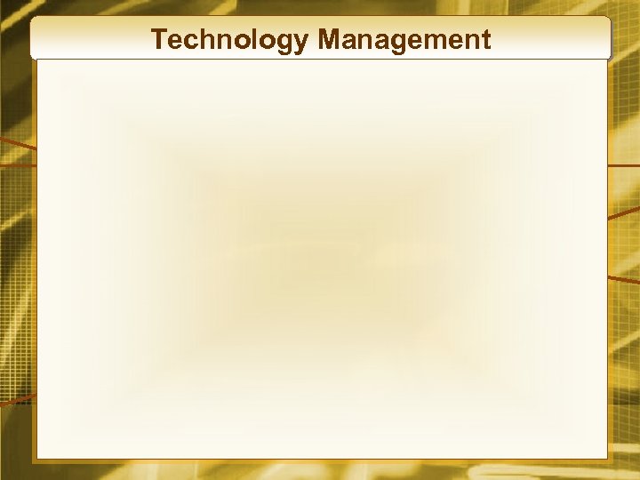 Technology Management 