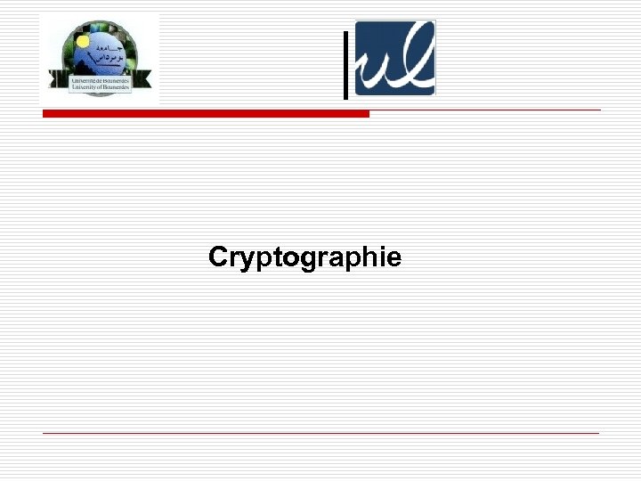 Cryptographie 