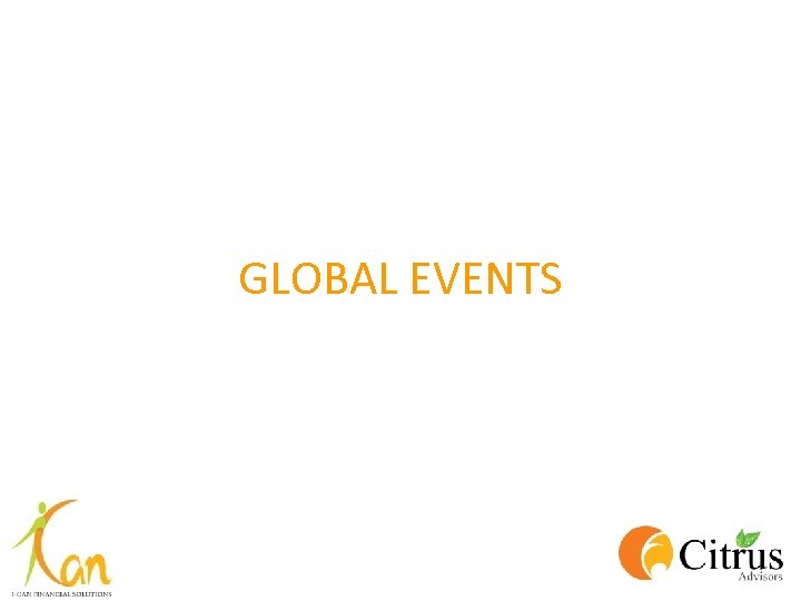 GLOBAL EVENTS 