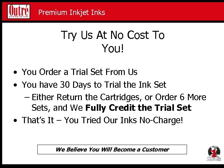 Premium Inkjet Proofing Media Premium Inkjet Inks Try Us At No Cost To You!