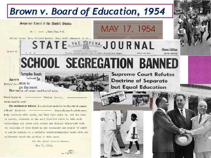 Brown v. Board of Education, 1954 