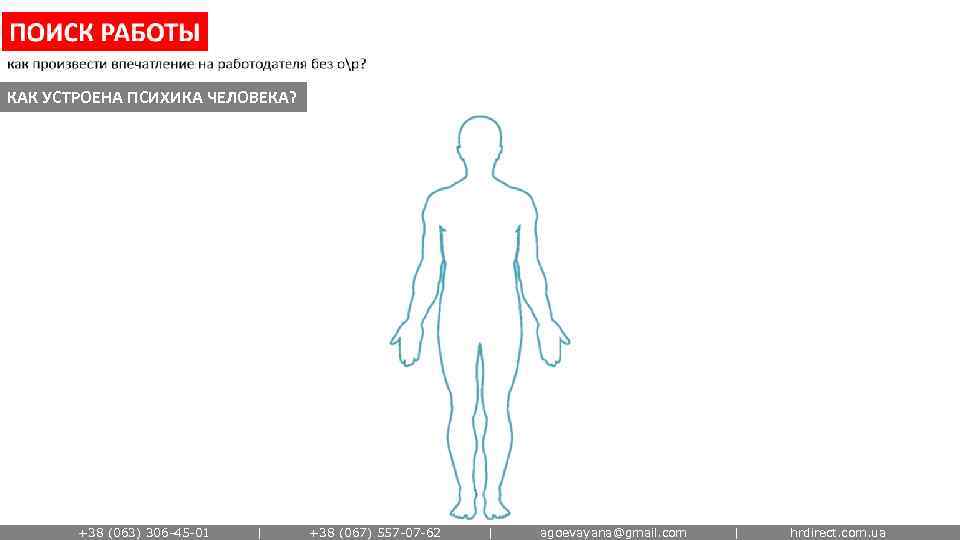 КАК УСТРОЕНА ПСИХИКА ЧЕЛОВЕКА? +38 (063) 306 -45 -01 | +38 (067) 557 -07