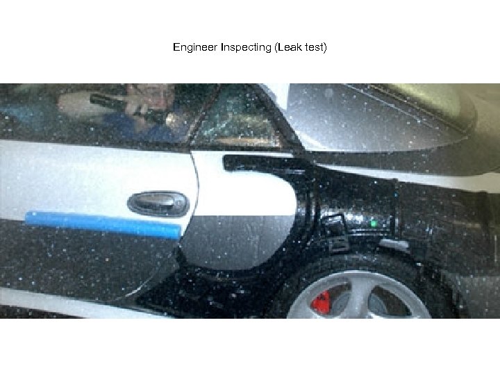 Engineer Inspecting (Leak test) 