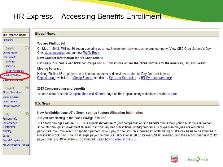 HR Express – Accessing Benefits Enrollment 