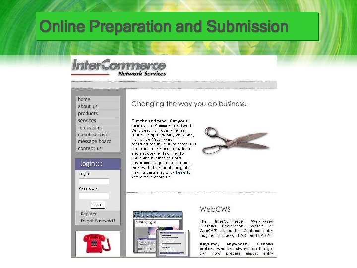 Online Preparation and Submission 