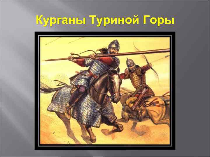 Курганы Туриной Горы 