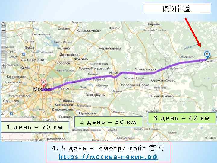 佩图什基 1 день – 70 км 2 день – 50 км 3 день –