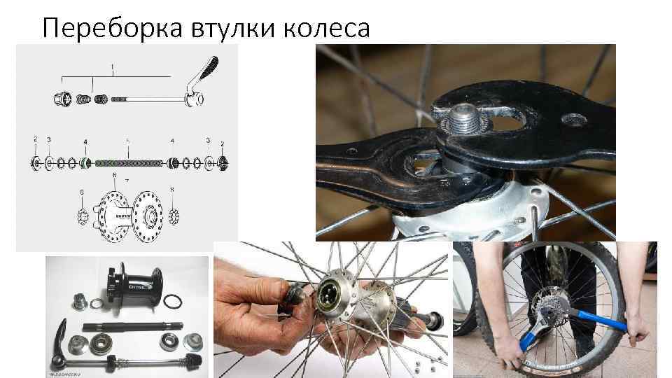 Переборка втулки колеса 