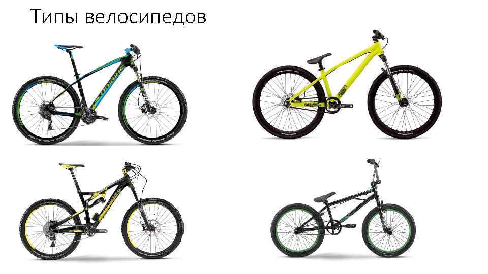 Типы велосипедов 