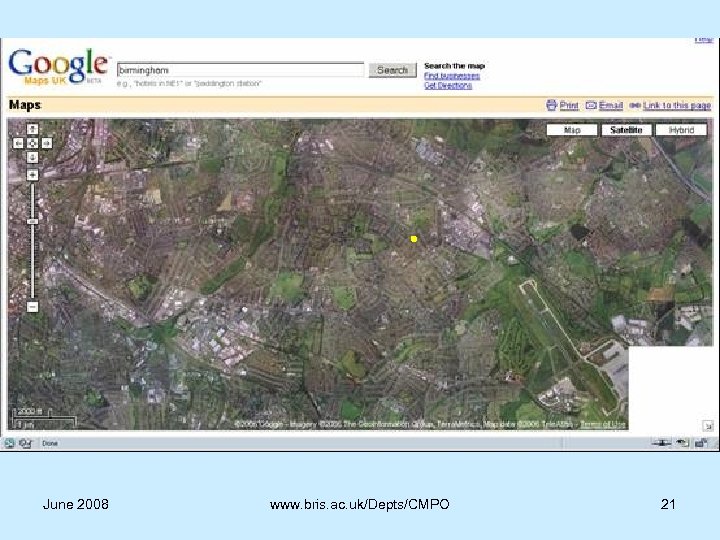 June 2008 www. bris. ac. uk/Depts/CMPO 21 