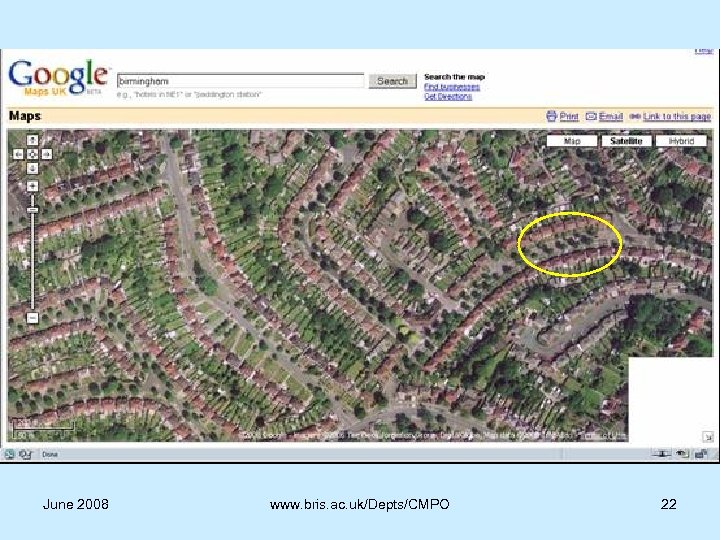 June 2008 www. bris. ac. uk/Depts/CMPO 22 