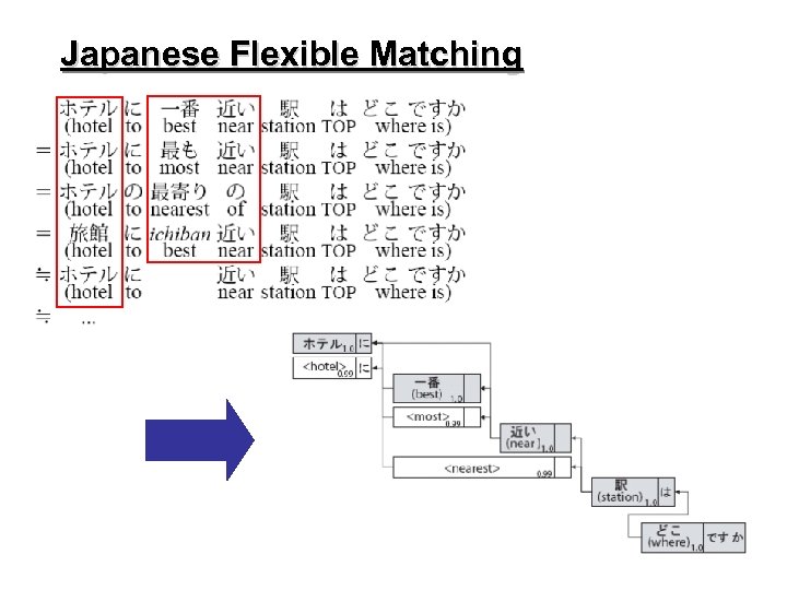 Japanese Flexible Matching 