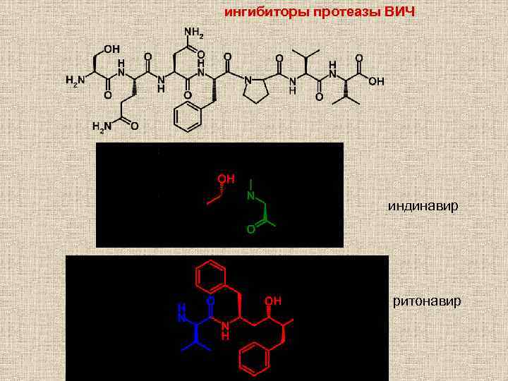 ингибиторы протеазы ВИЧ индинавир ритонавир 
