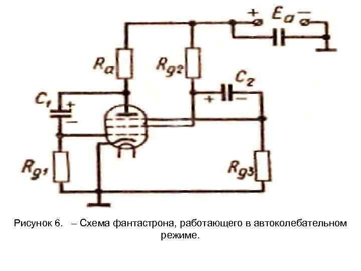 Рисунок 6. – Схема фантастрона, работающего в автоколебательном режиме. 