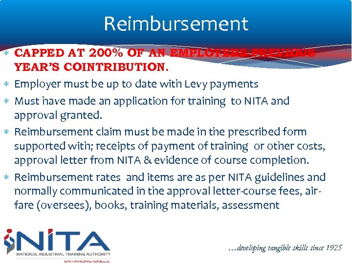 Reimbursement CAPPED AT 200% OF AN EMPLOYERS PREVIOUS YEAR’S COINTRIBUTION. Employer must be up