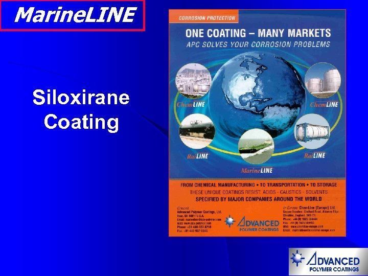 Marine. LINE Siloxirane Coating 