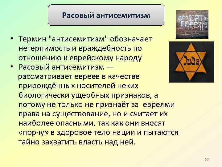 Расовый антисемитизм • Термин 