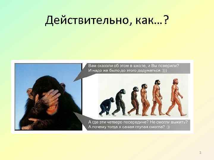 Действительно, как…? 2 