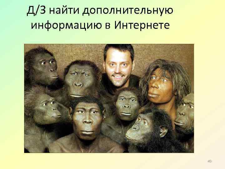 Д/З найти дополнительную информацию в Интернете 43 