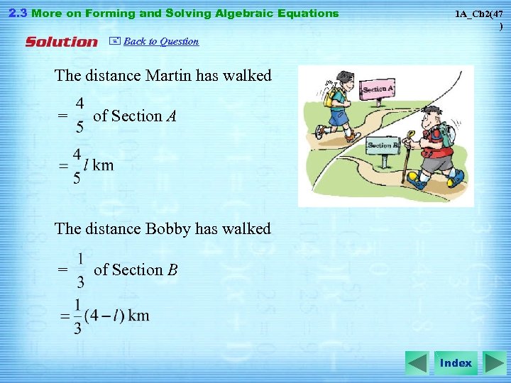 2. 3 More on Forming and Solving Algebraic Equations 1 A_Ch 2(47 ) +