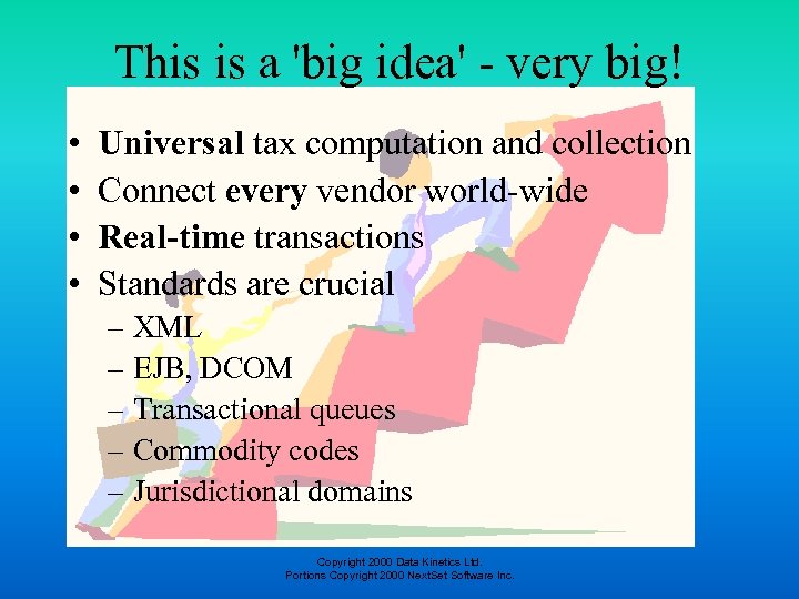 This is a 'big idea' - very big! • • Universal tax computation and