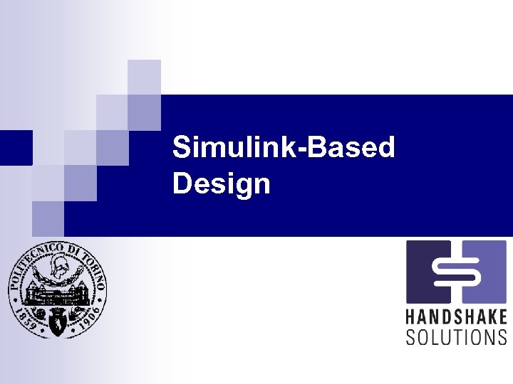 Simulink-Based Design 