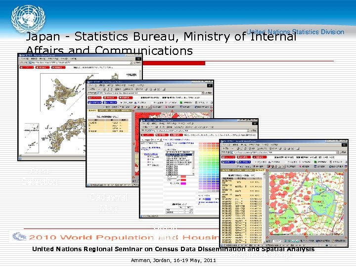 Japan - Statistics Bureau, Ministry of Internal Affairs and Communications Area Selection Cadastral Map