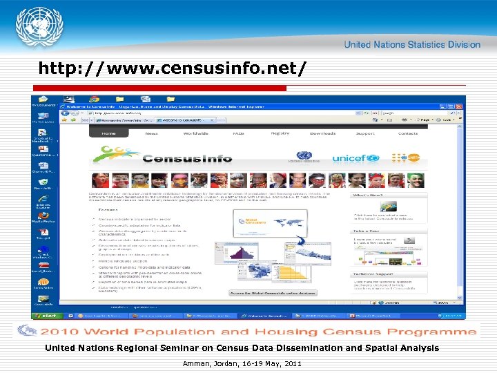 http: //www. censusinfo. net/ United Nations Regional Seminar on Census Data Dissemination and Spatial