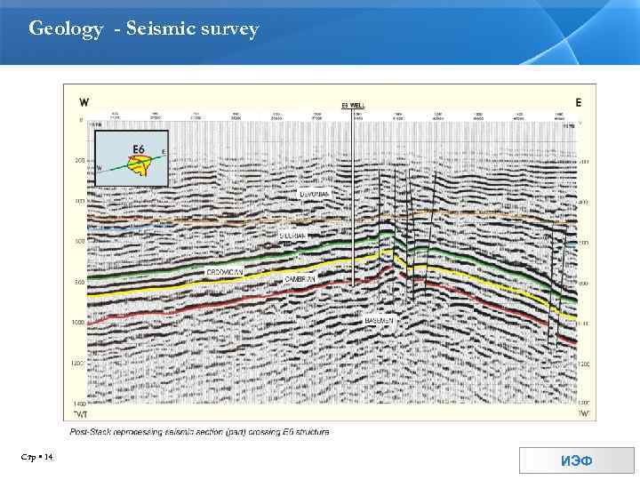 Geology - Seismic survey Стр 14 ИЭФ 