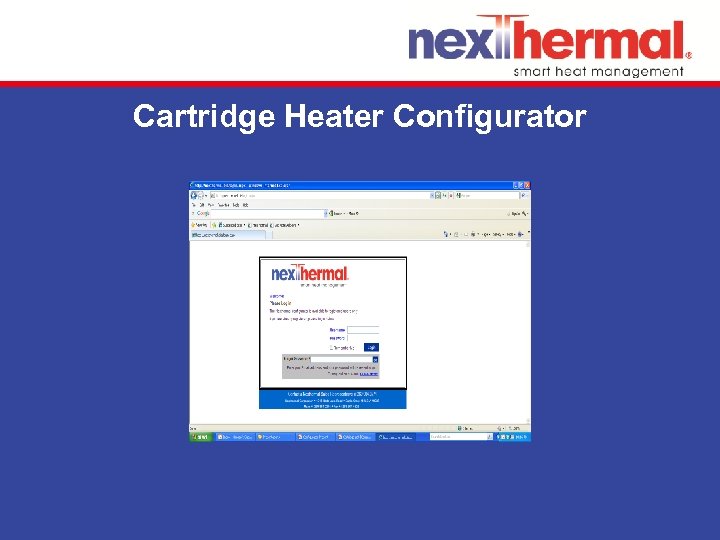 Cartridge Heater Configurator 