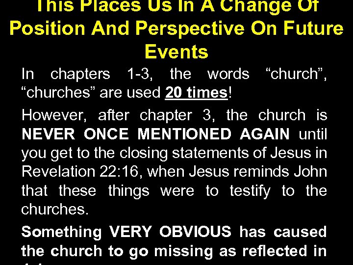 This Places Us In A Change Of Position And Perspective On Future Events In