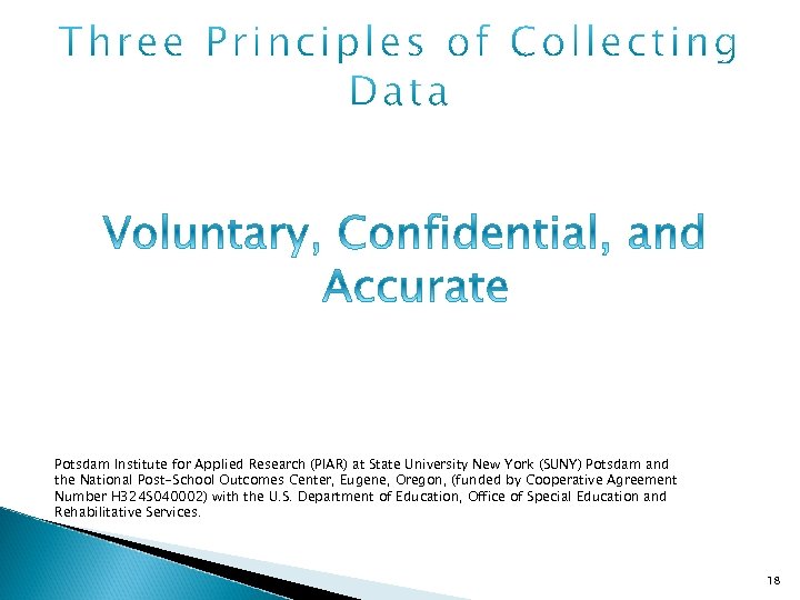 Potsdam Institute for Applied Research (PIAR) at State University New York (SUNY) Potsdam and