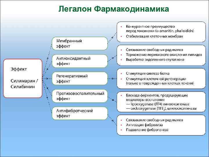 Легалон Фармакодинамика 