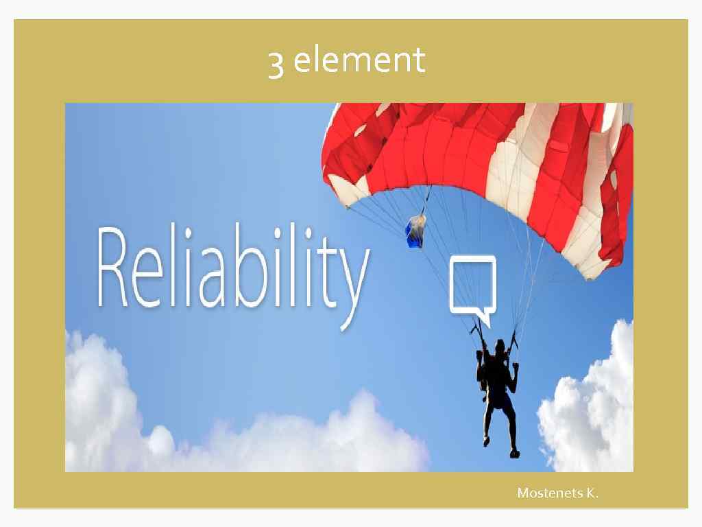 3 element 3 ELEMENT Mostenets K. 