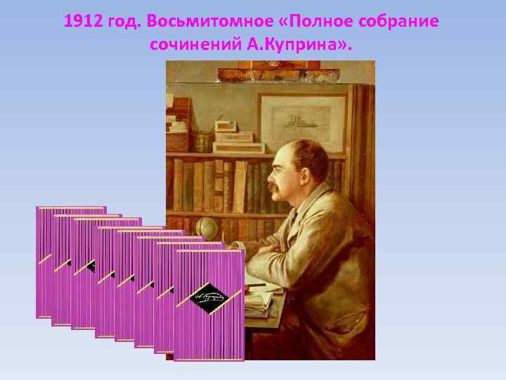 1912 год. Восьмитомное «Полное собрание сочинений А. Куприна» . 