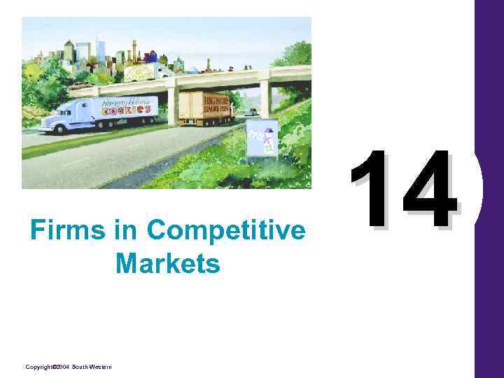Firms in Competitive Markets Copyright© 2004 South-Western 14 