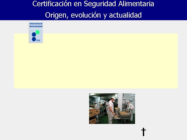 Certificación en Seguridad Alimentaria Origen, evolución y actualidad 