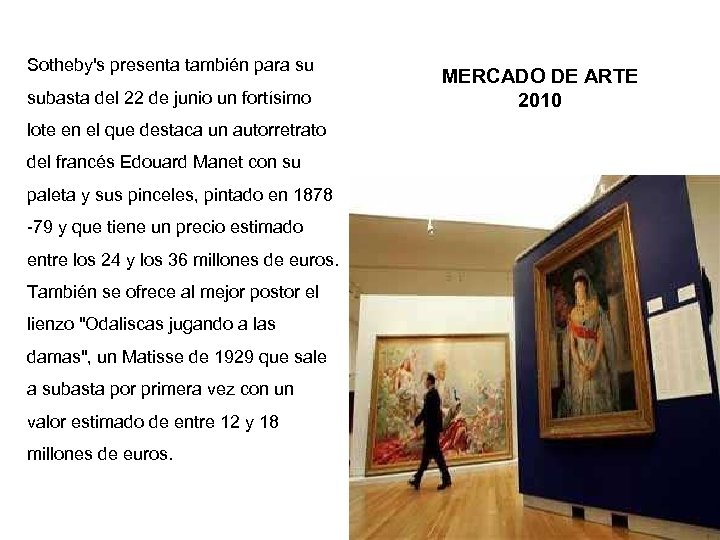 Sotheby's presenta también para su subasta del 22 de junio un fortísimo lote en