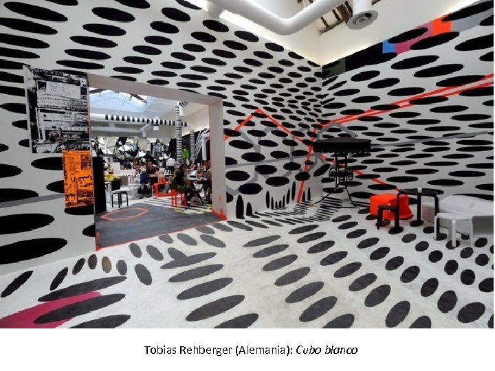 Tobias Rehberger (Alemania): Cubo blanco 