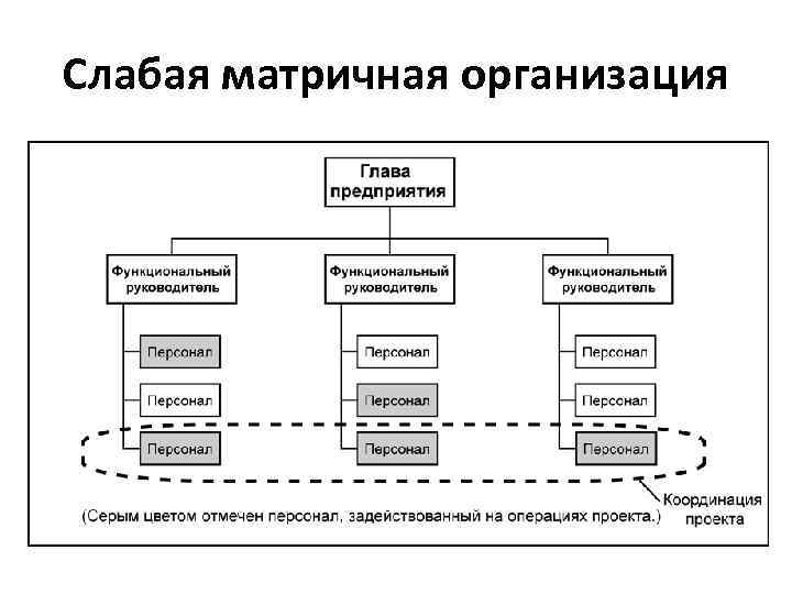 Слабая матричная организация 