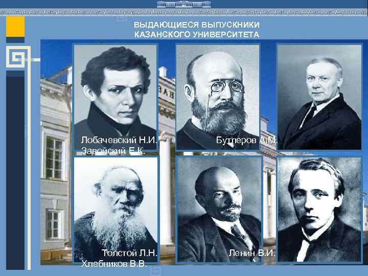 Казанские ученые известные. Выпускники Казанского университета. Казанский университет известные выпускники. Известные выпускники Казанского университета до революции. Казанский университет выпускники Казанского университета.