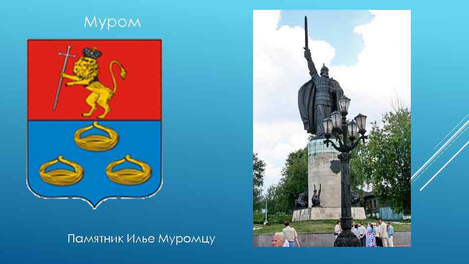 Муром Памятник Илье Муромцу 