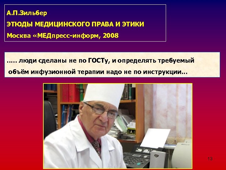 А. П. Зильбер ЭТЮДЫ МЕДИЦИНСКОГО ПРАВА И ЭТИКИ Москва «МЕДпресс-информ, 2008 …. . люди