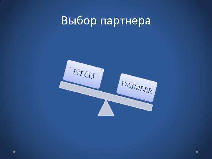 Выбор партнера IVEC O DAIM LER 