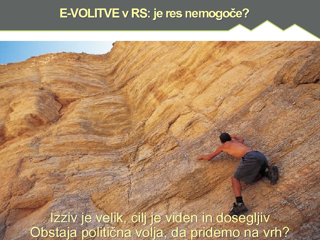 E-VOLITVE v RS: je res nemogoče? Izziv je velik, cilj je viden in dosegljiv