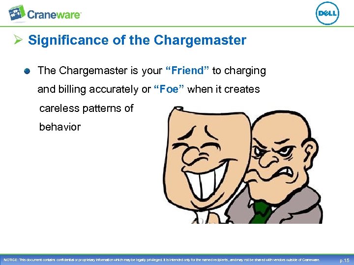 Ø Significance of the Chargemaster The Chargemaster is your “Friend” to charging and billing