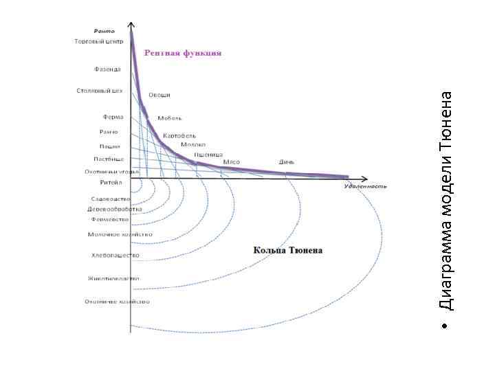  • Диаграмма модели Тюнена 